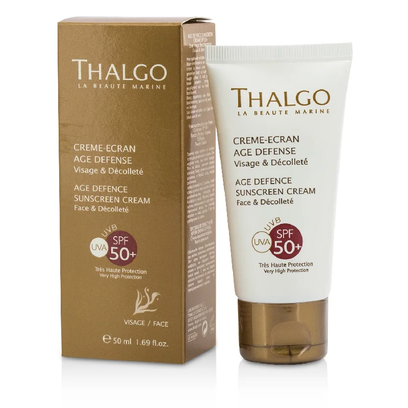 organic sunscreen lotion-Thalgo Age Defense Sunscreen Cream SPF 50+  50ml/1.69oz