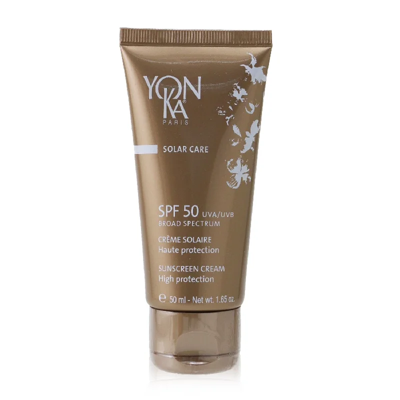 non-comedogenic sunscreen-Yonka Solar Care Sunscreen Cream High Protection SPF 50 UVA/UVB  50ml/1.65oz