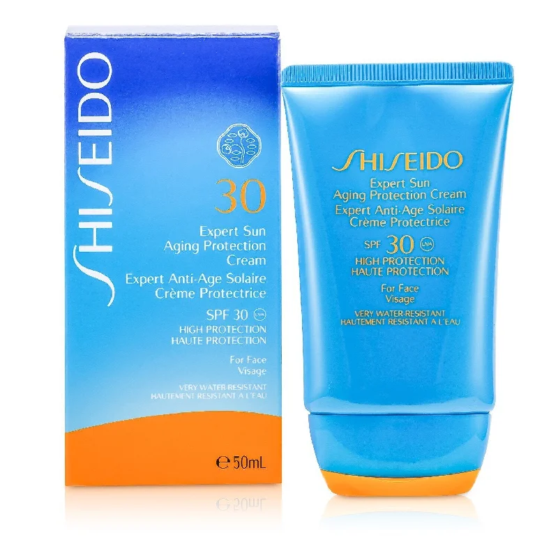 SPF 60 sunscreen spray-Shiseido Expert Sun Aging Protection Cream SPF30  50ml/1.7oz