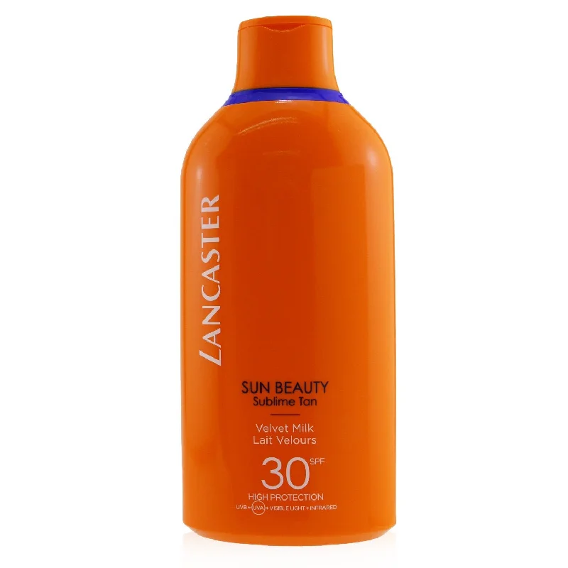 allergy-friendly sunscreen-Lancaster Sun Beauty Velvet Tanning Milk SPF30  400ml/13.5oz