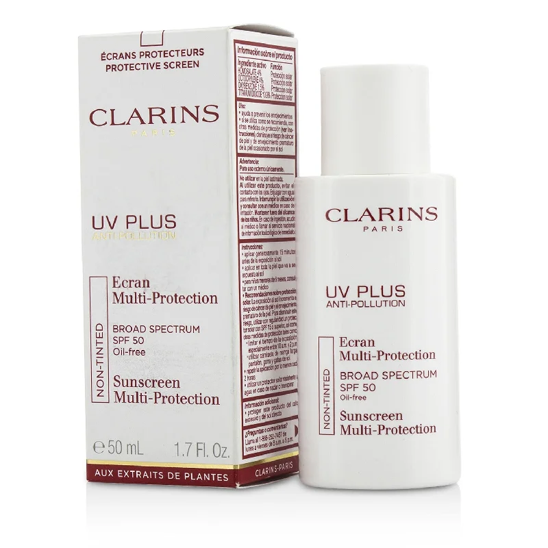 quick-dry sunscreen spray-Clarins UV Plus Anti-Pollution Sunscreen Multi-Protection SPF 50 - Non Tinted  50ml/1.7oz