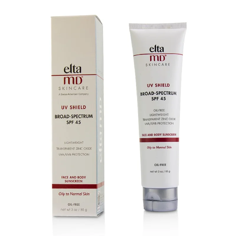 UVA/UVB sunscreen-EltaMD UV Shield Face & Body Sunscreen SPF 45 - For Oily To Normal Skin  85g/3oz