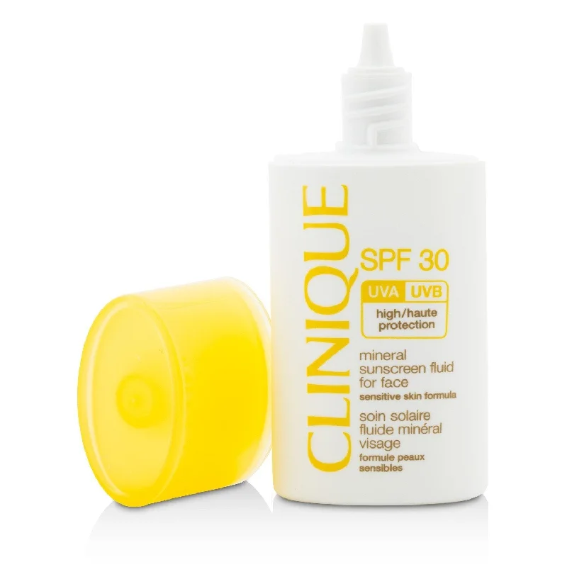 age-defying sunscreen-Clinique Mineral Sunscreen Fluid For Face SPF 30 - Sensitive Skin Formula  30ml/1oz