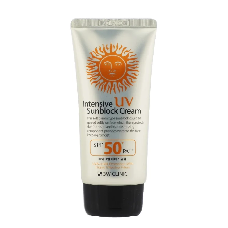 full-spectrum sunscreen-3W Clinic Intensive UV Sunblock Cream SPF 50+ PA+++  70ml/2.3oz