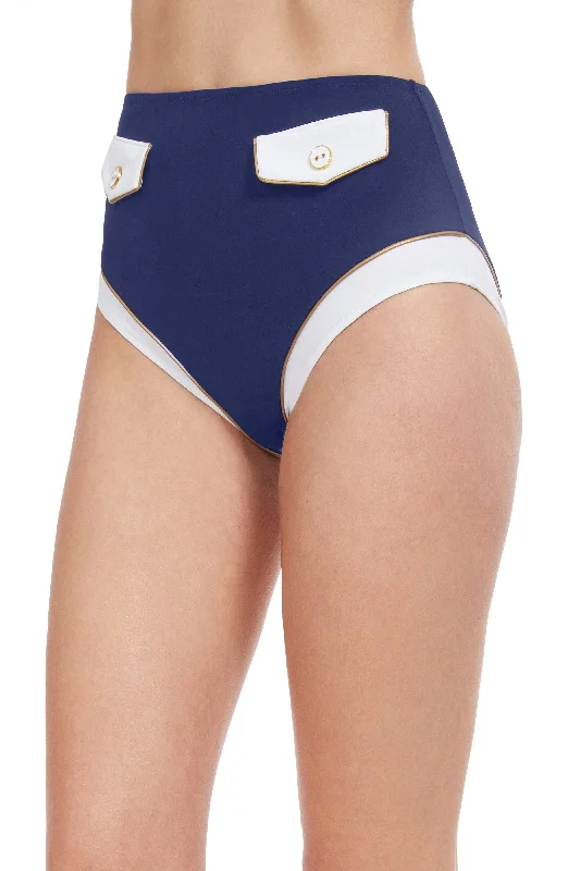 GOTTEX HIGH CLASS POCKETED HIGH WAIST BIKINI BOTTOM