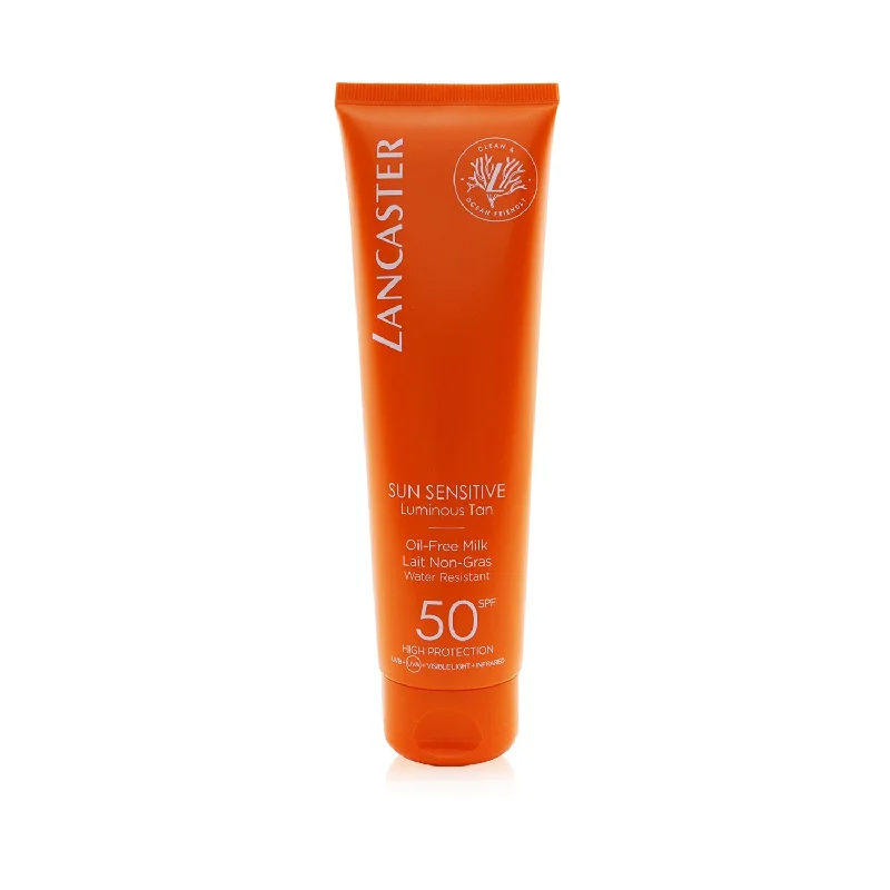 ocean-friendly sunscreen-Lancaster Sun Sensitive Luminous Tan -  Oil-Free Milk SPF50  150ml/5oz