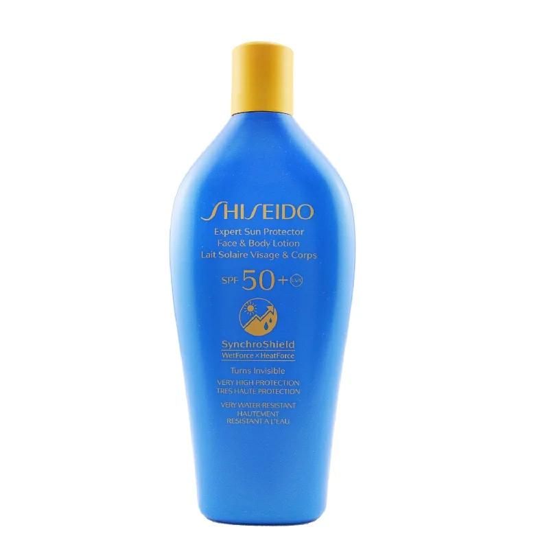 zinc-based sunscreen lotion-Shiseido Expert Sun Protector Face & Body Lotion SPF 50+ (Very High Protection & Very Water-Resistant)  300ml/10oz