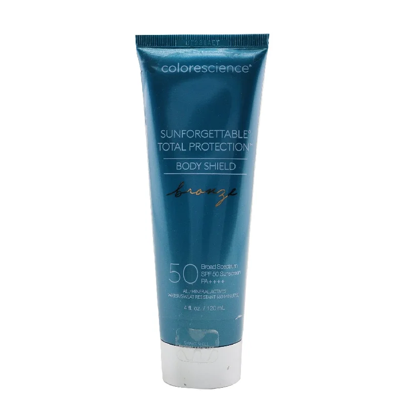 matte mineral sunscreen-Colorescience Sunforgettable Total Protection Body Shield SPF 50 - # Bronze (Unboxed)  120ml/4oz