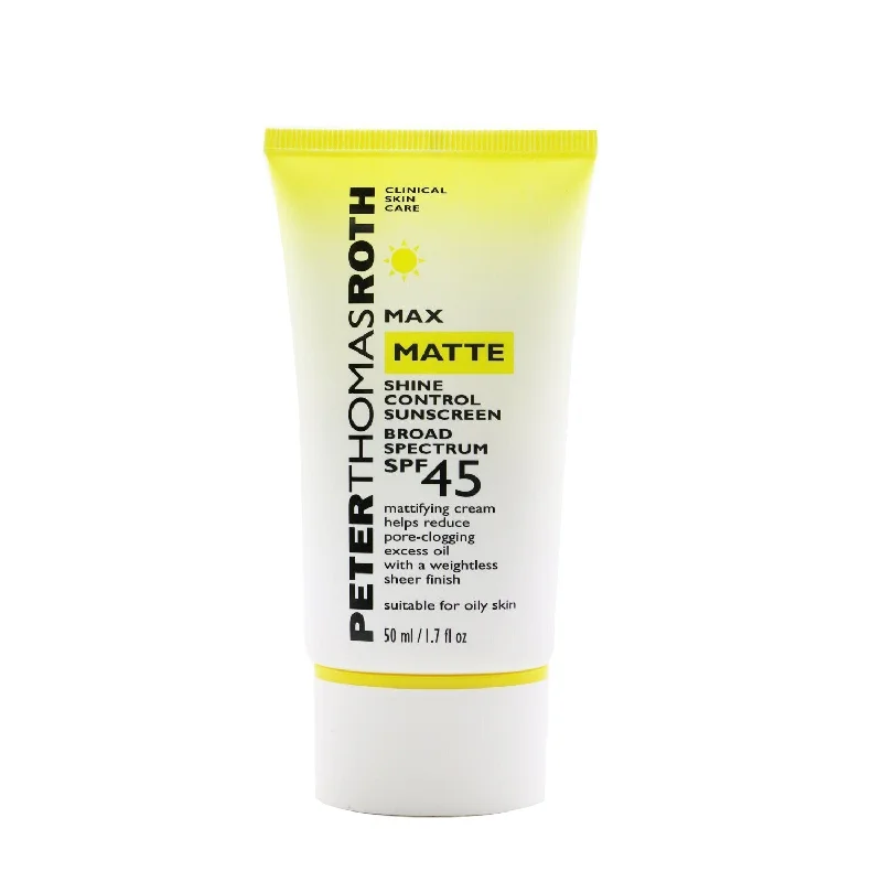 calming sunscreen cream-Peter Thomas Roth Max Matte Shine Control Sunscreen Broad Spectrum SPF 45 (Exp. Date: 09/2023)  50ml/1.7oz