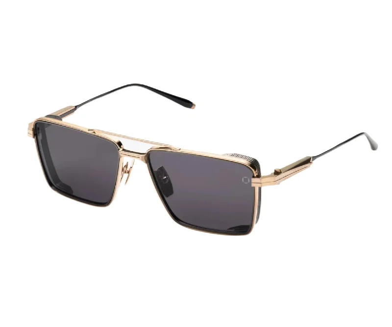 polarized oversized sunglasses-SPRINT-A AKS-504E GLD - BLK 55