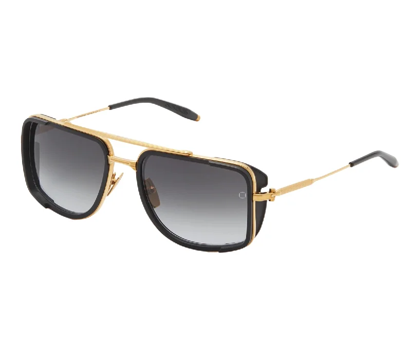 modern rimless sunglasses-STARGAZER AKS-500D GLD - BLK 59