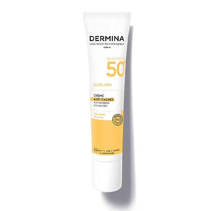 daily wear SPF sunscreen-Anti-pigmentation Sunscreen Cream SPF50+ 40ml Sunlina Dermina