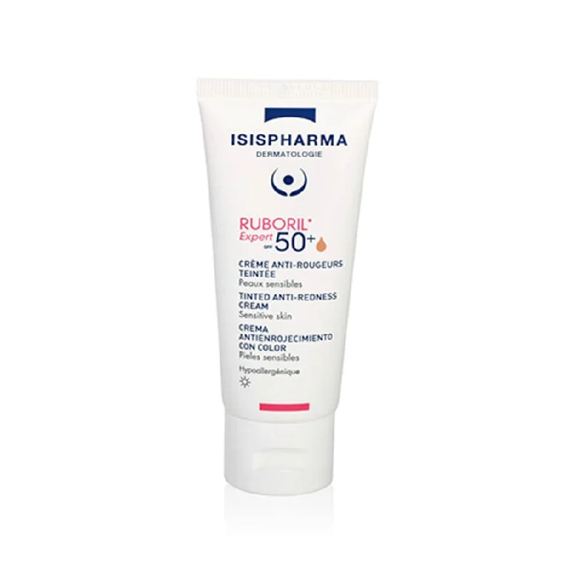 SPF 80 sunscreen spray-Anti-Redness Tinted Expert Cream 50+ Sensitive Skin 40ml Ruboril Isispharma