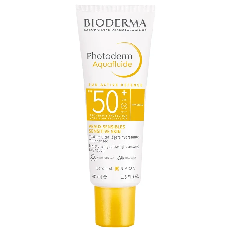 skin-friendly sunscreen-Aqua Fluid Spf50+ 40ml Photoderm Peaux sensibles Bioderma