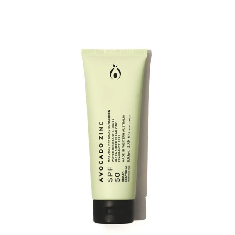 daily wear SPF sunscreen-Avocado Zinc SPF50 Natural Physical Sunscreen