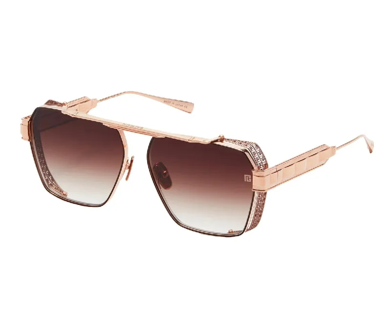 matte finish aviator sunglasses-PREMIER BPS 155-B 61