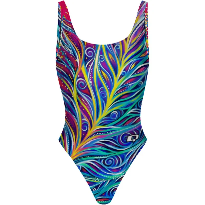 Bird of Paradise - High Hip One Piece Swimsuit