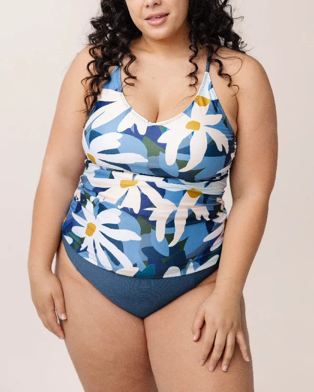 seamless swimwear top-Bloomington V-Neck Tankini