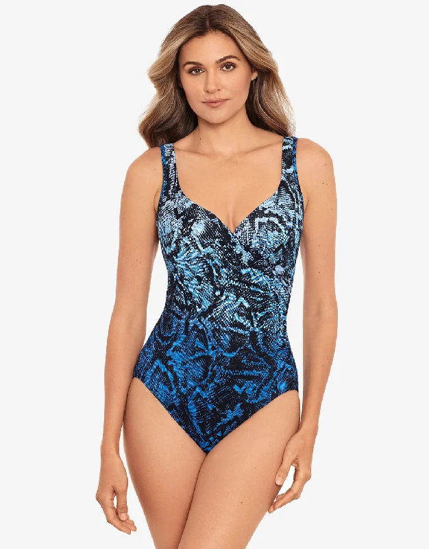 Boa Blues Its a Wrap Swimsuit - Blue