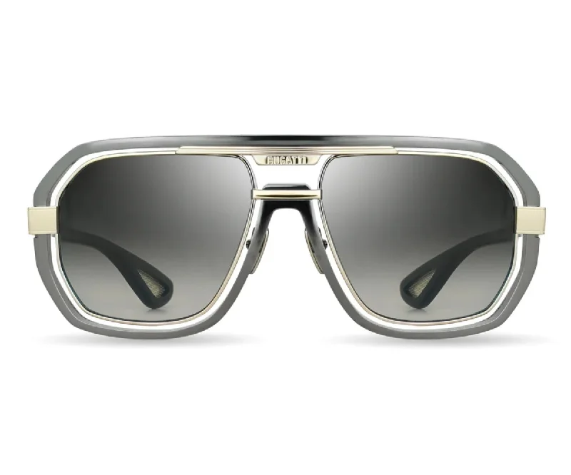 trendy gradient sunglasses-08 GUNMETAL - WHITE GOLD 58