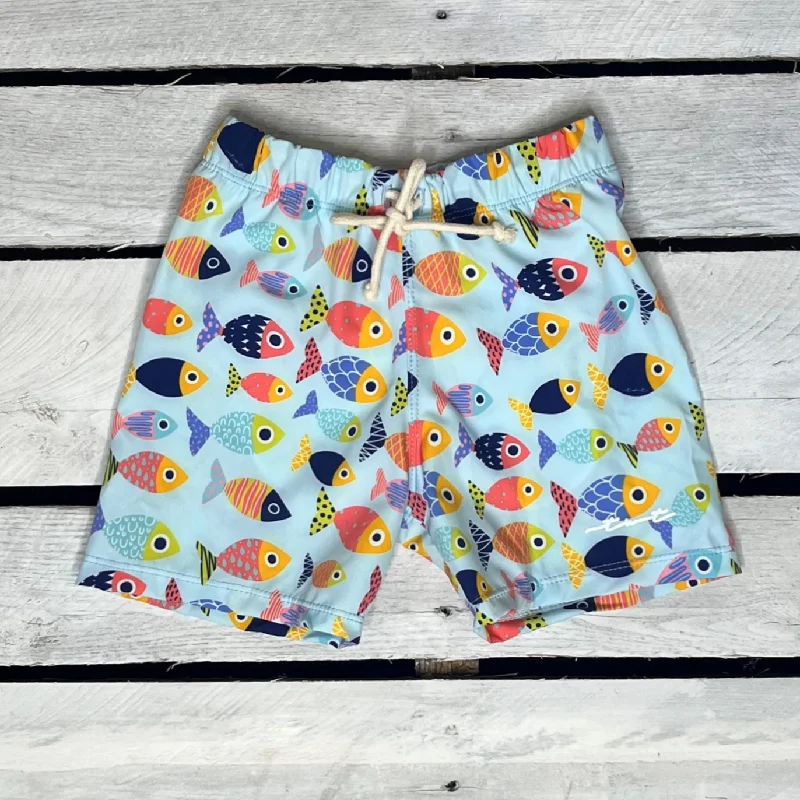 Colorful Fish Swim Trunks