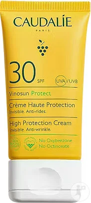 nourishing sunscreen lotion-High Protection Cream SPF30 50ml Vinosun Caudalie