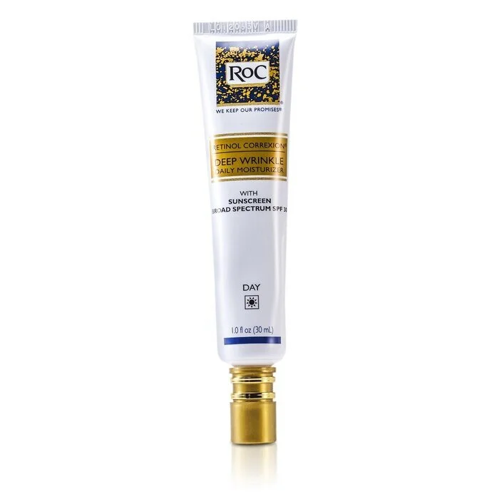 youth-preserving sunscreen-ROC Retinol Correxion Deep Wrinkle Daily Moisturizer With Sunscreen Broad Spectrum SPF 30 30ml/1oz