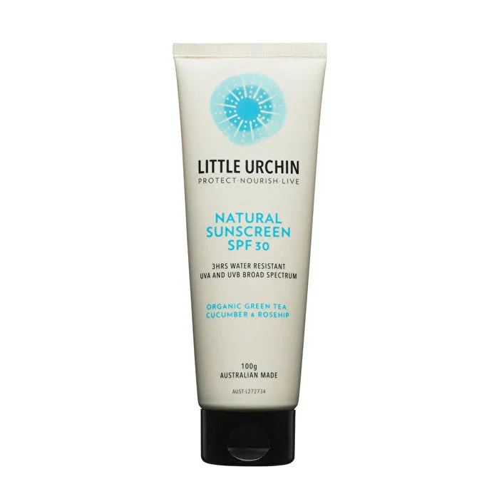 lightweight mineral sunscreen-Little Urchin Natural Sunscreen SPF 30 100g