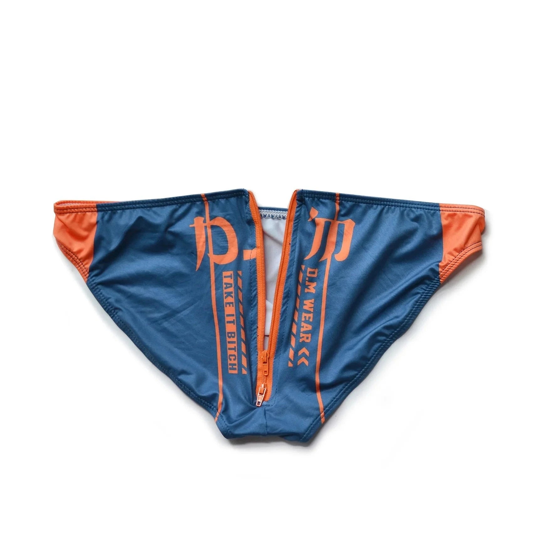 DM Take It Bitch Zippered Swim Briefs