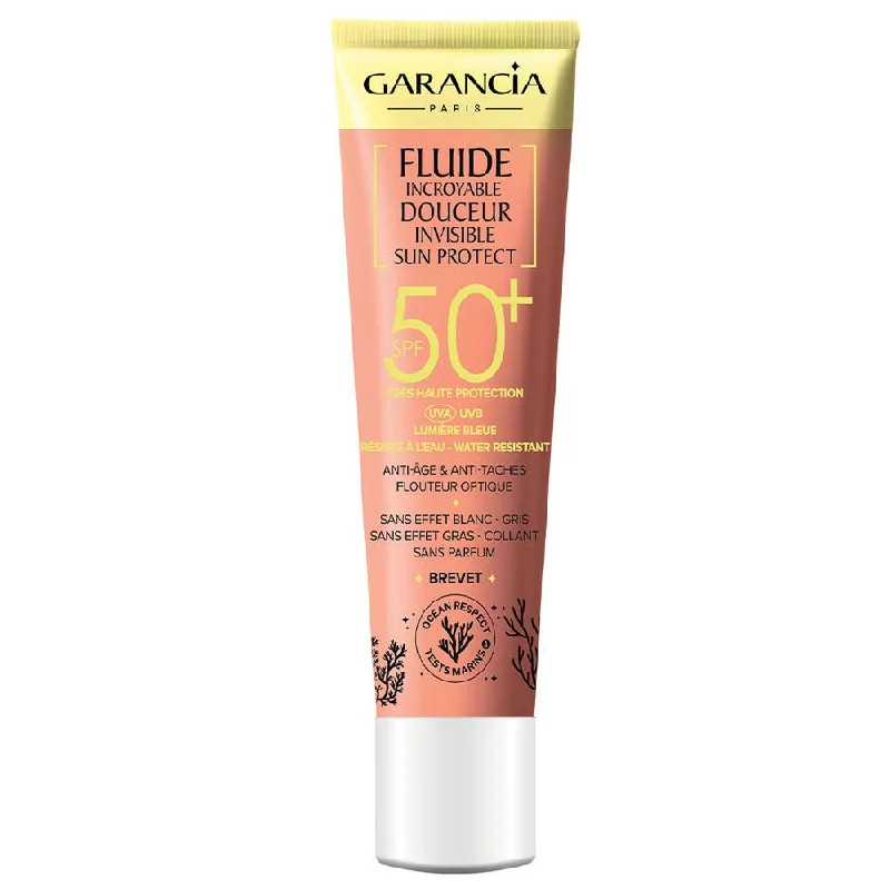 long-lasting sunscreen-Douceur Incroyable Invisible Fluid SPF50+ 40ml Sun Protect Garancia