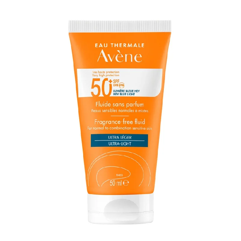 scent-free sunscreen lotion-Fluid Spf50+ Dry Touch Perfume Free 50ml Solaire Avène