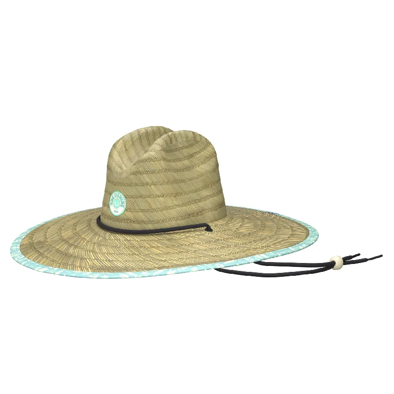 stylish cotton sun hat-Straw Hat Batiki