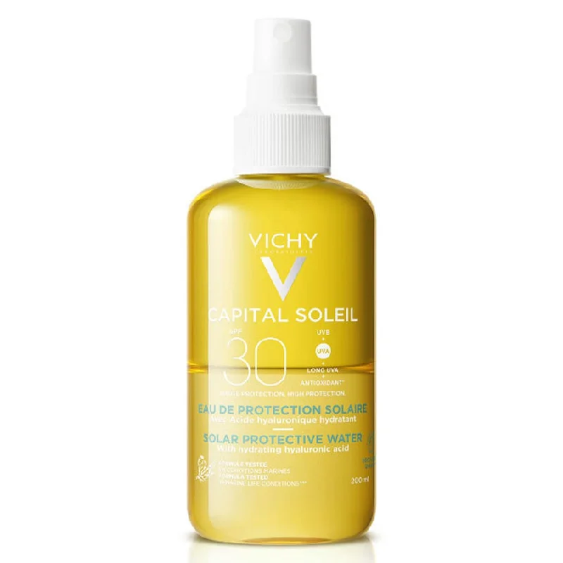 non-greasy sunscreen-Hydrating Sun Protective Water SPF30 200ml Ideal Soleil Vichy