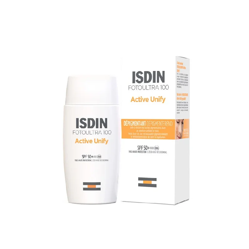 organic sunscreen lotion-Isdin Foto Ultra Active Unify Spf50+ 50ml Active Unify FotoUltra 100 Isdin