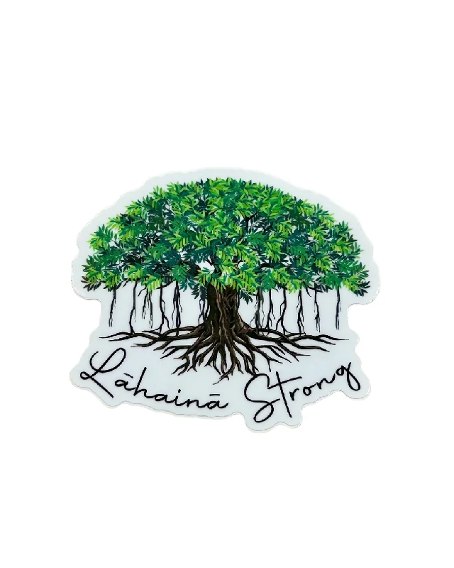 athletic bikini suit-Lahaina Strong Banyan Tree Sticker