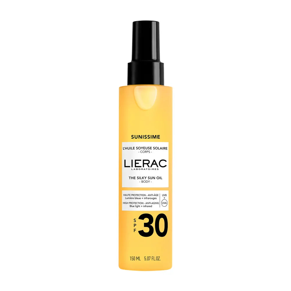 grease-free sunscreen-Lierac Sunissime Silky Sun Oil SPF30 Body 150ml