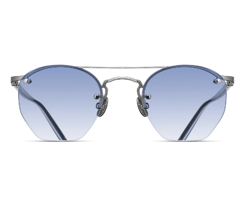 matte finish sunglasses-M3117 BRUSHED SILVER 48