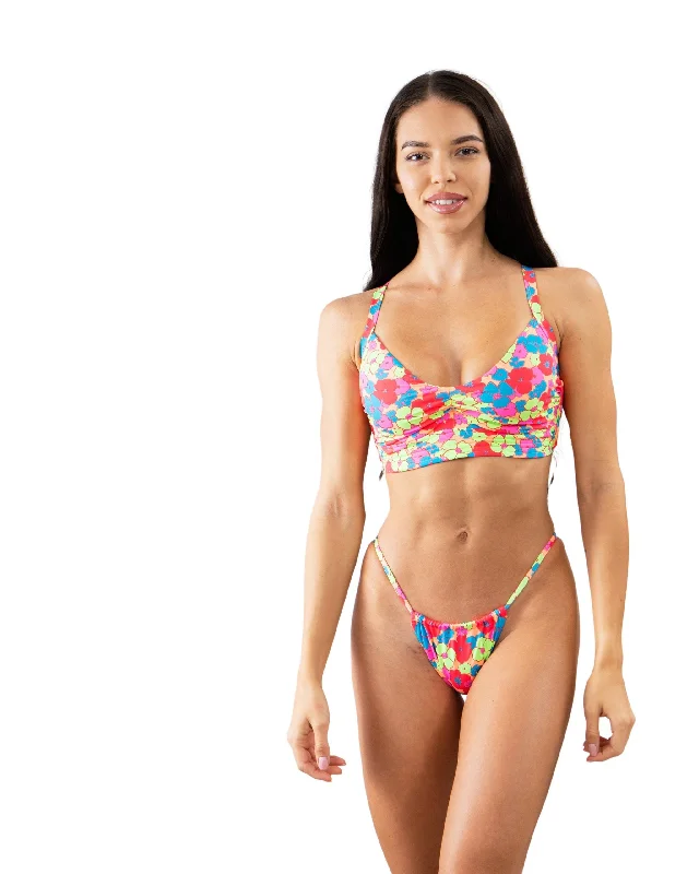 tropical leaf bikini-Mimosa Bralette D-DD