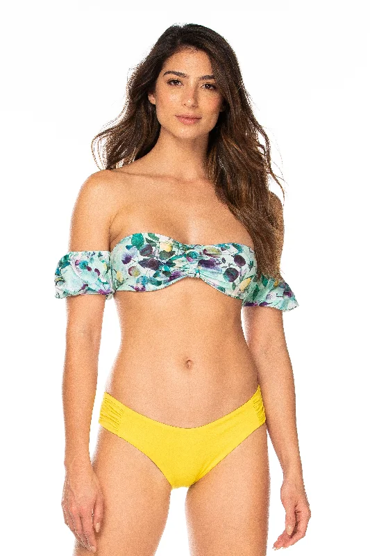 seamless bikini bottom-Padina Latin Bikini Yellow