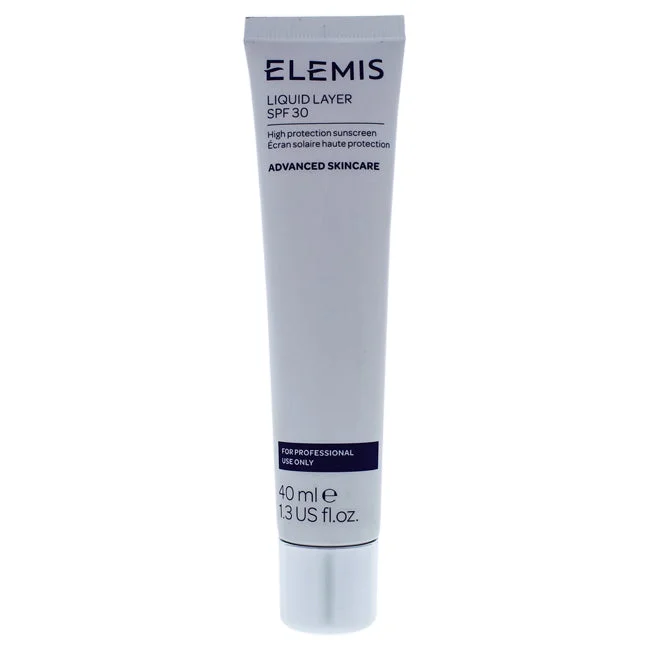 natural ingredient sunscreen-Elemis Liquid Layer SPF 30 Professional by Elemis for Women - 1.3 oz Sunscreen