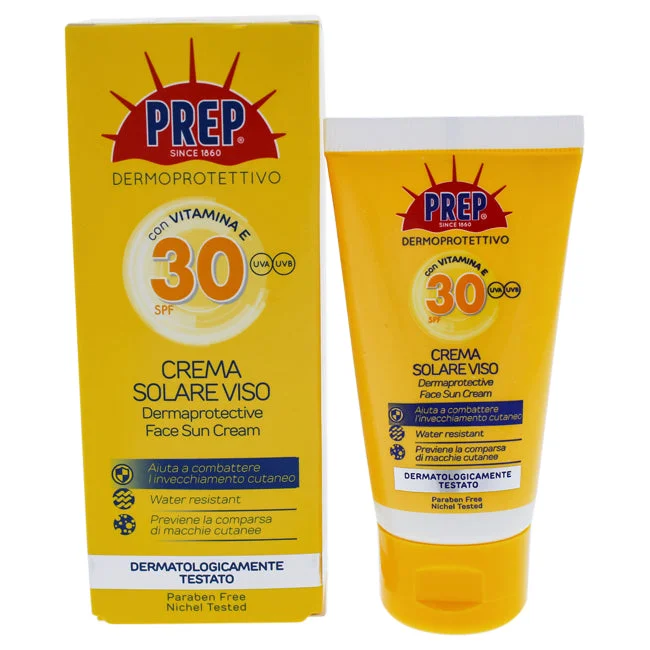 sensitive skin sunscreen-Prep Derma-Protective Facial Sun Cream SPF 30 by Prep for Unisex - 1.7 oz Sunscreen