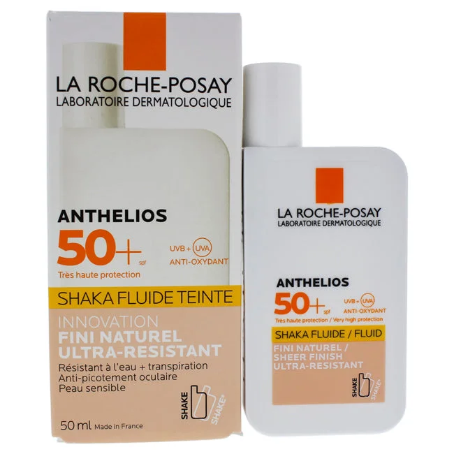 non-comedogenic sunscreen-La Roche-Posay Anthelios Tinted Fluide SPF 50 by La Roche-Posay for Unisex - 1.7 oz Sunscreen