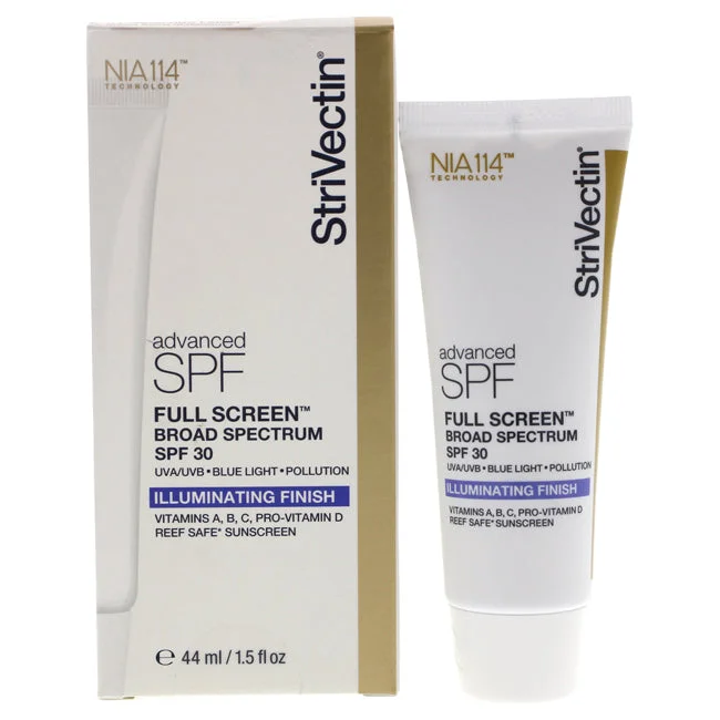 sweat-proof sunscreen-Strivectin Full Screen SPF 30 - Illuminating Finish by Strivectin for Unisex - 1.5 oz Sunscreen