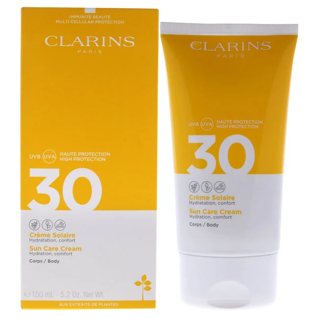 instant-dry sunscreen-Clarins Sun Care Cream SPF 30 by Clarins for Unisex - 5.2 oz Sunscreen