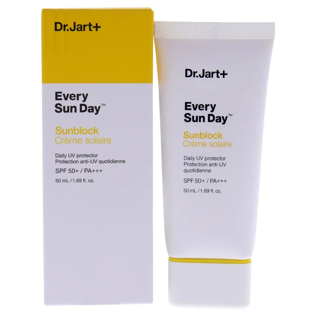 non-sticky sunscreen-Dr. Jart+ Every Sun Day Sunblock SPF 50 by Dr. Jart+ for Unisex - 1.69 oz Sunscreen