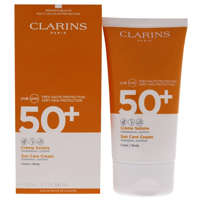 quick-dry sunscreen spray-Clarins Sun Care Cream SPF 50 by Clarins for Unisex - 5.1 oz Sunscreen