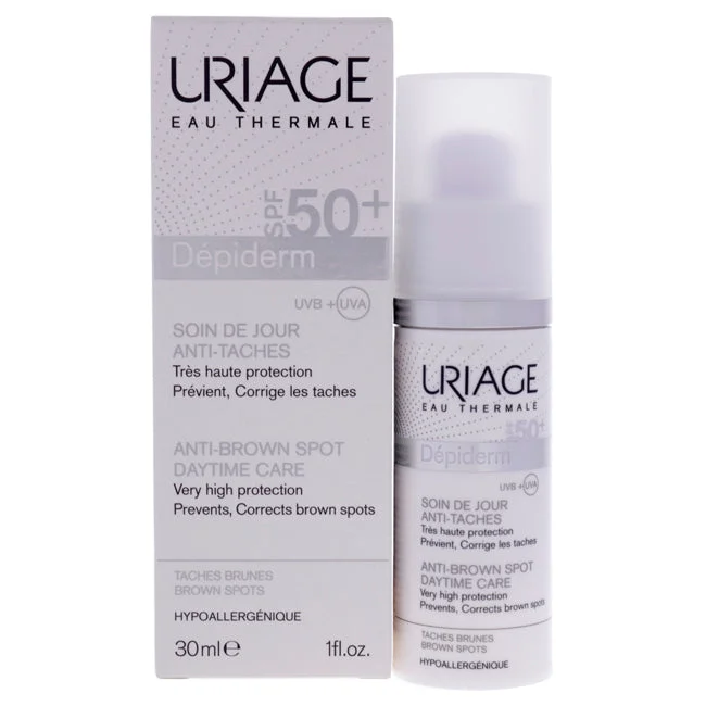 tinted sunscreen SPF 30-Uriage Depiderm Anti-Brown Spot Daytime Care SPF 50 by Uriage for Unisex - 1 oz Sunscreen