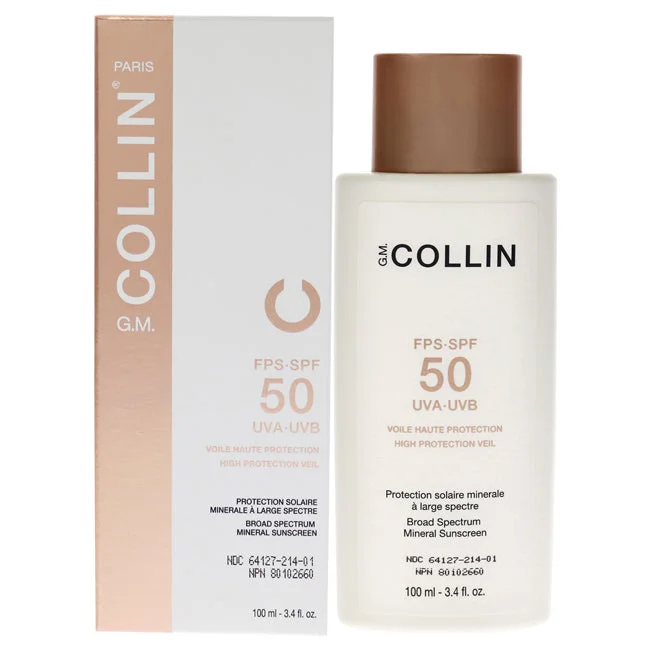 eco-conscious sunscreen-G.M. Collin High Protection Veil SPF 50 by G.M. Collin for Unisex - 3.4 oz Sunscreen