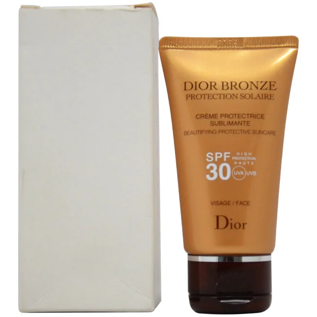 zinc oxide sunscreen-Christian Dior Dior Bronze Beautifying Protective Sun Care Hight Protection SPF 30 For Face by Christian Dior for Unisex - 1.7 oz Sun Care (Tester)