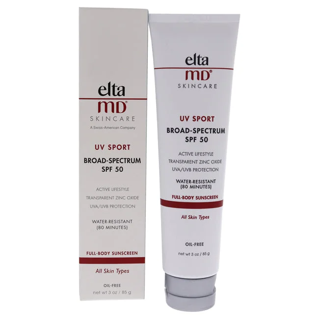 plant-based sunscreen-UV Sport Broad-Spectrum SPF 50 by EltaMD for Unisex - 3 oz Sunscreen